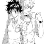 bakugou x deku mangga