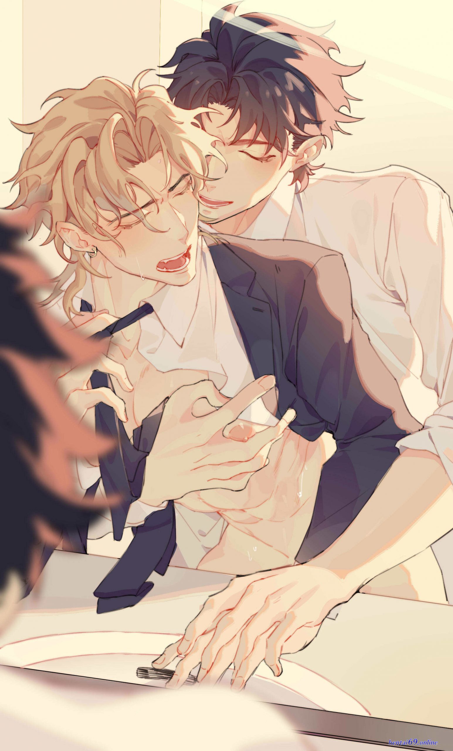 Yaoi nipple play comic