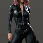 black widow nude