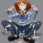 uraraka spreading hentai