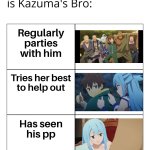 kazuma rustle aqua hentai