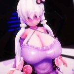 mmd sucking tits