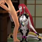mmd sucking tits