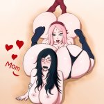 sakura and sarada hentai comic