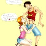 luffy x nami hentai