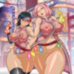 busty sarada hentai comic
