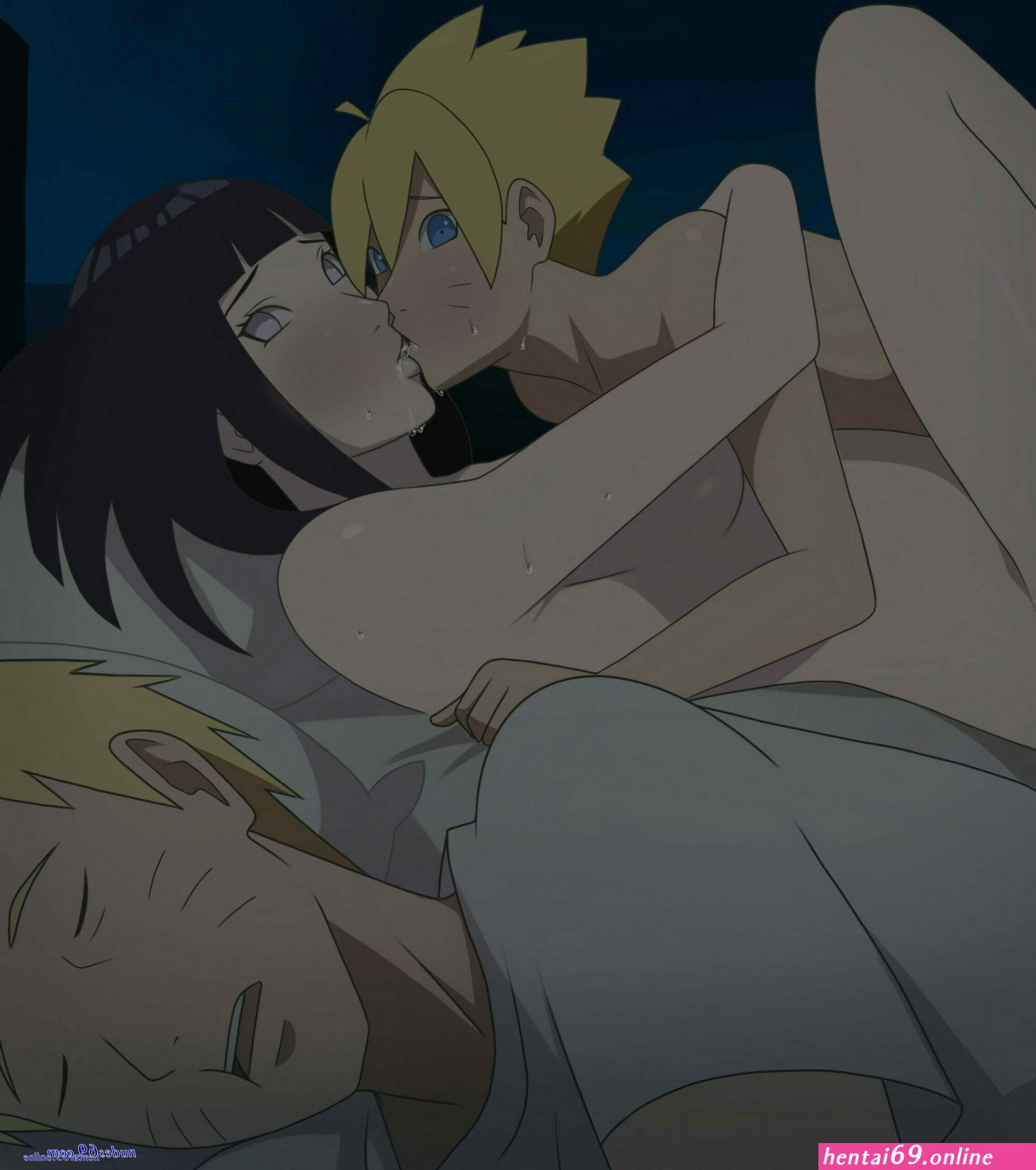 Himawari and boruto hentai
