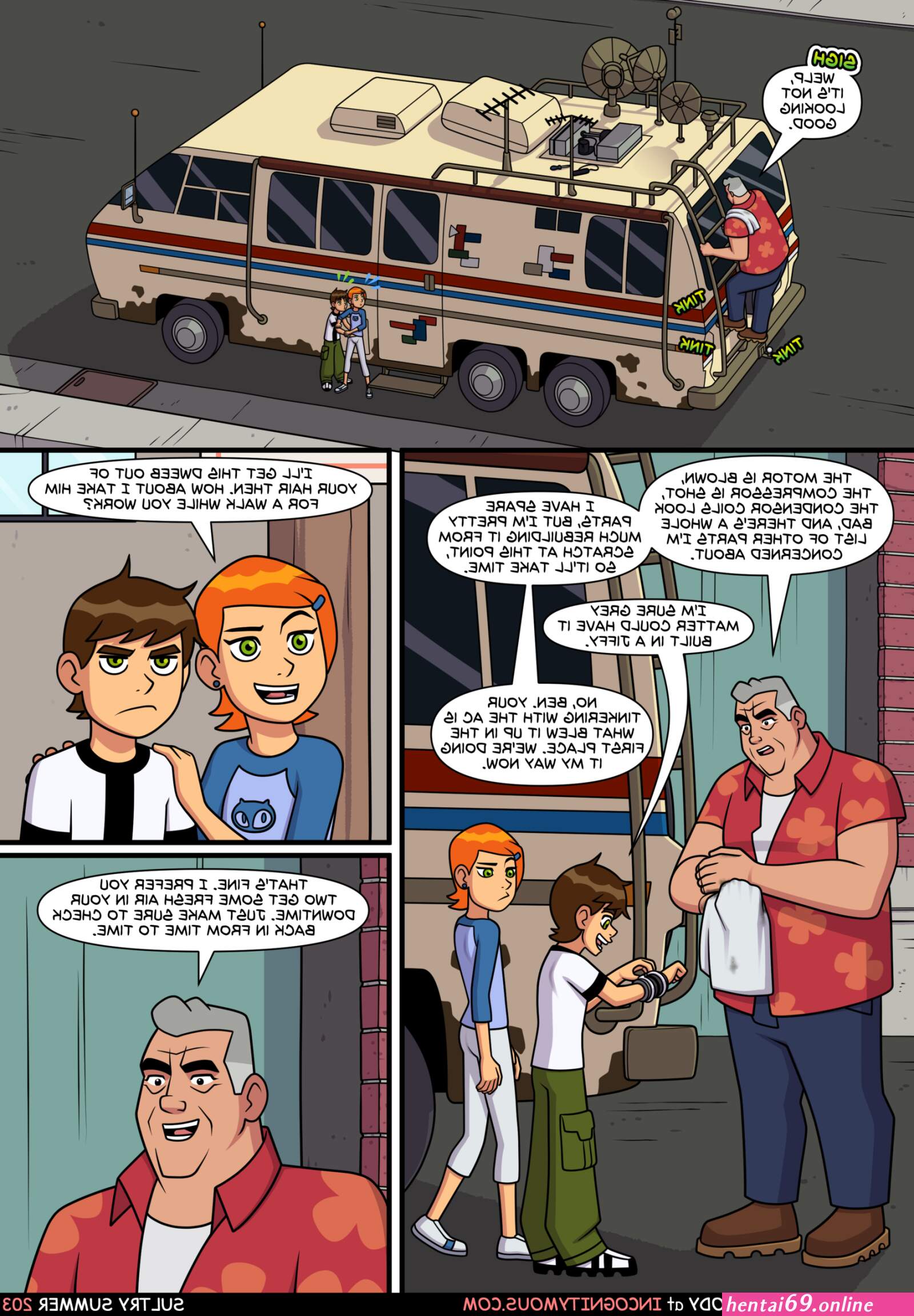 Sultry summer comic