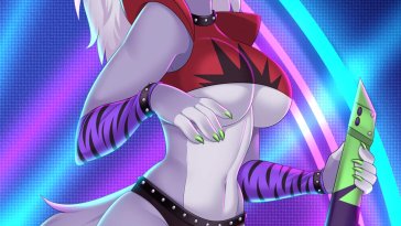 Fnaf security breach roxanne wolf sexy hentai art