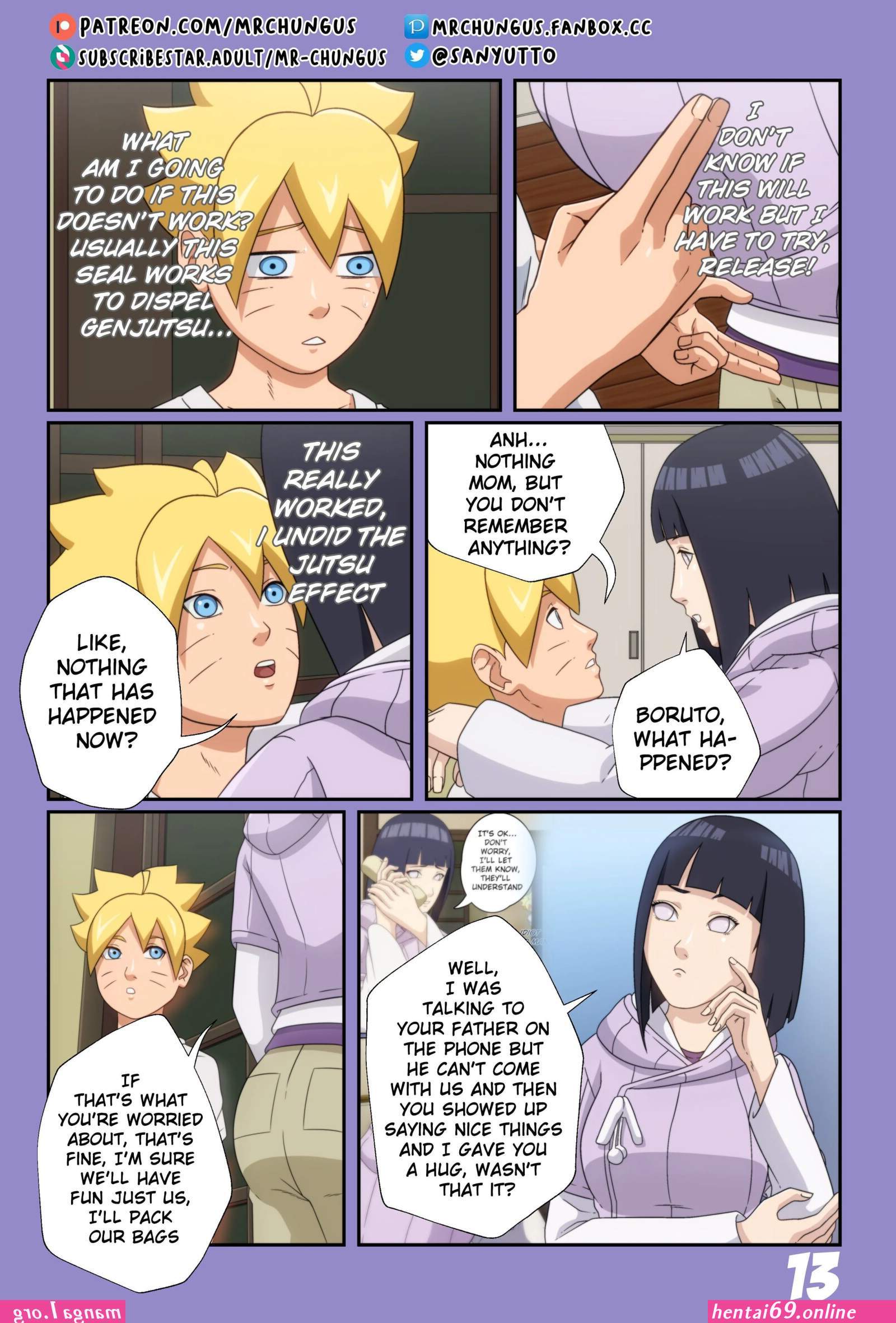 Komik anime naruto hentai himawari