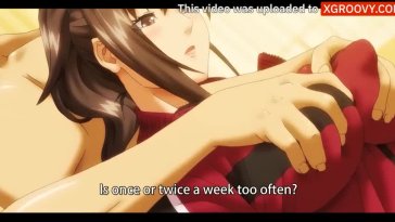 Cutie hentai girl riding on big musclar strong beast