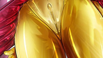 Latex encasement hentai