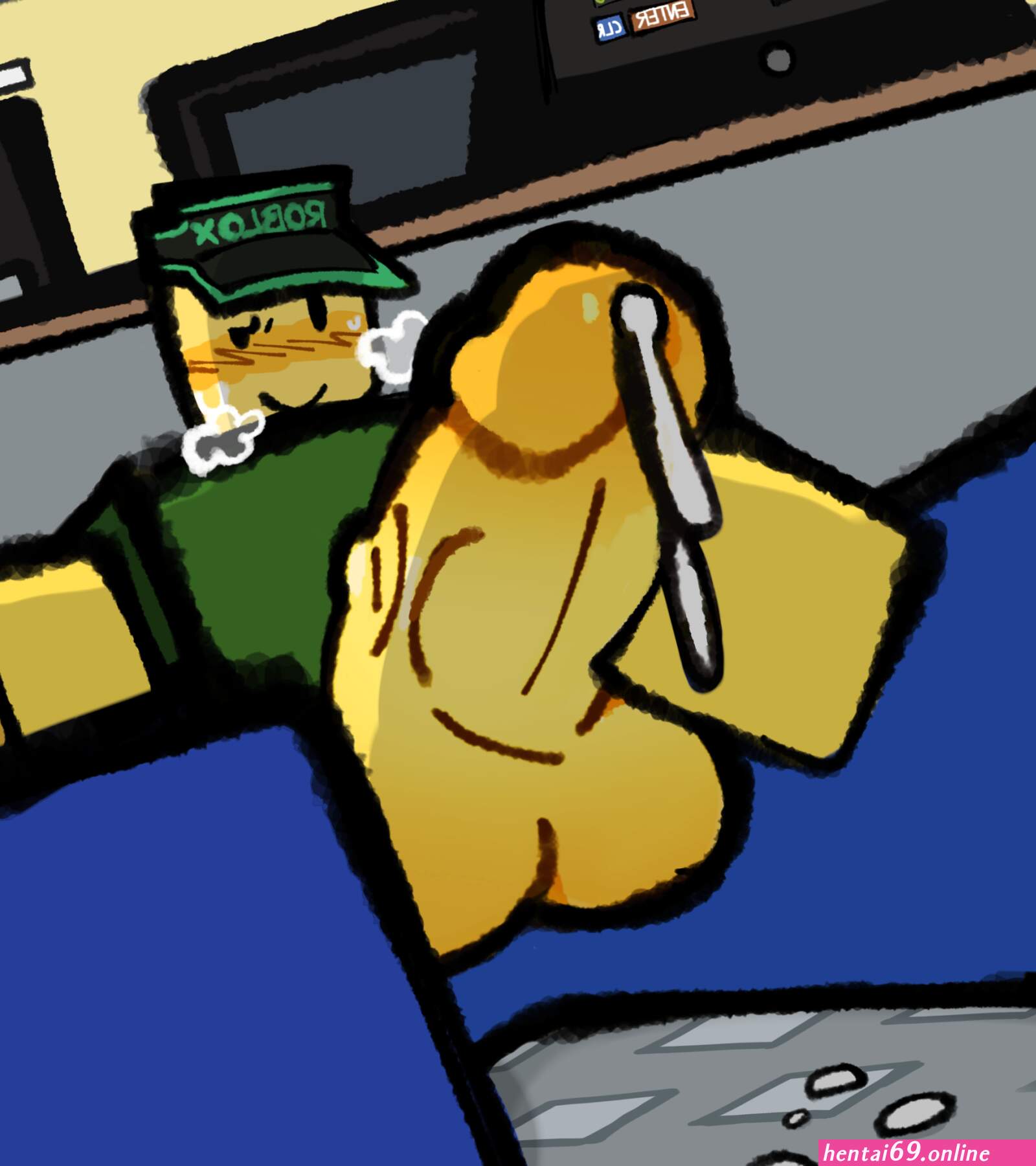 Roblox cashier r34