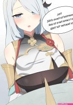 Porn comic Shenhe. poyeop. Genshin Impact Sex comic blonde beauty with