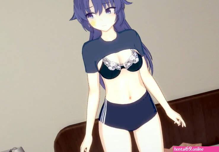 Blue Archive thicc thigh Yuuka 3D hentai