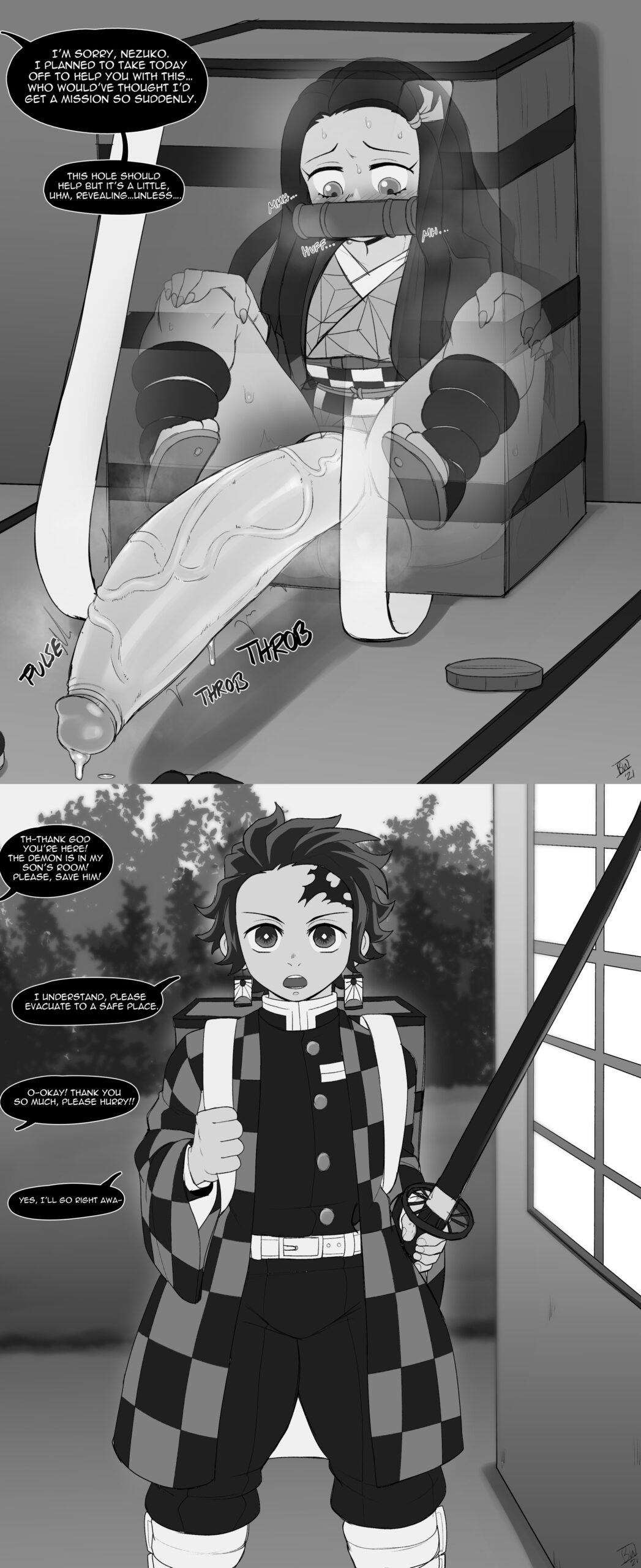Futa nezuko x tanjiro – watch hentai